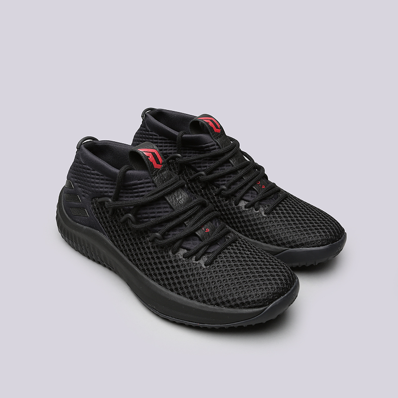 мужские черные баскетбольные кроссовки adidas Dame 4 BW1518 - цена, описание, фото 2